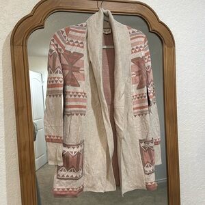 Aztec Print Cardigan